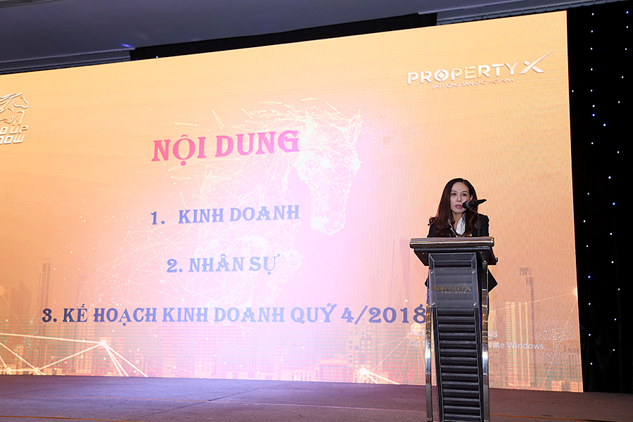 Lễ tổng kết hoạt động kinh doanh của Propertyx nửa cuối năm 2018