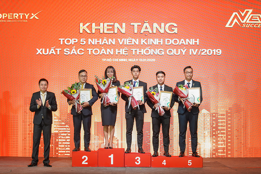 PROPERTYX VINH DANH CÁ NHÂN NỔI BẬT VÀ XUẤT SẮC NHẤT QUÝ IV/2019 VÀ QUYẾT TÂM CHINH PHỤC HÀNH TRÌNH TÌM KIẾM THÀNH CÔNG TRONG TƯƠNG LAI