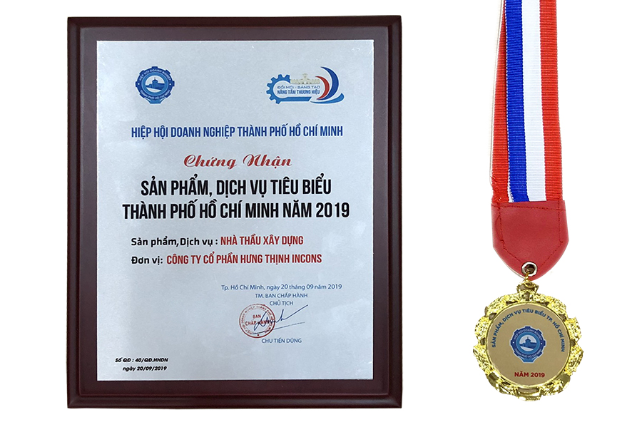 Tập đoàn Hưng Thịnh được vinh danh là dịch vụ tiêu biểu của TP.HCM năm 2019