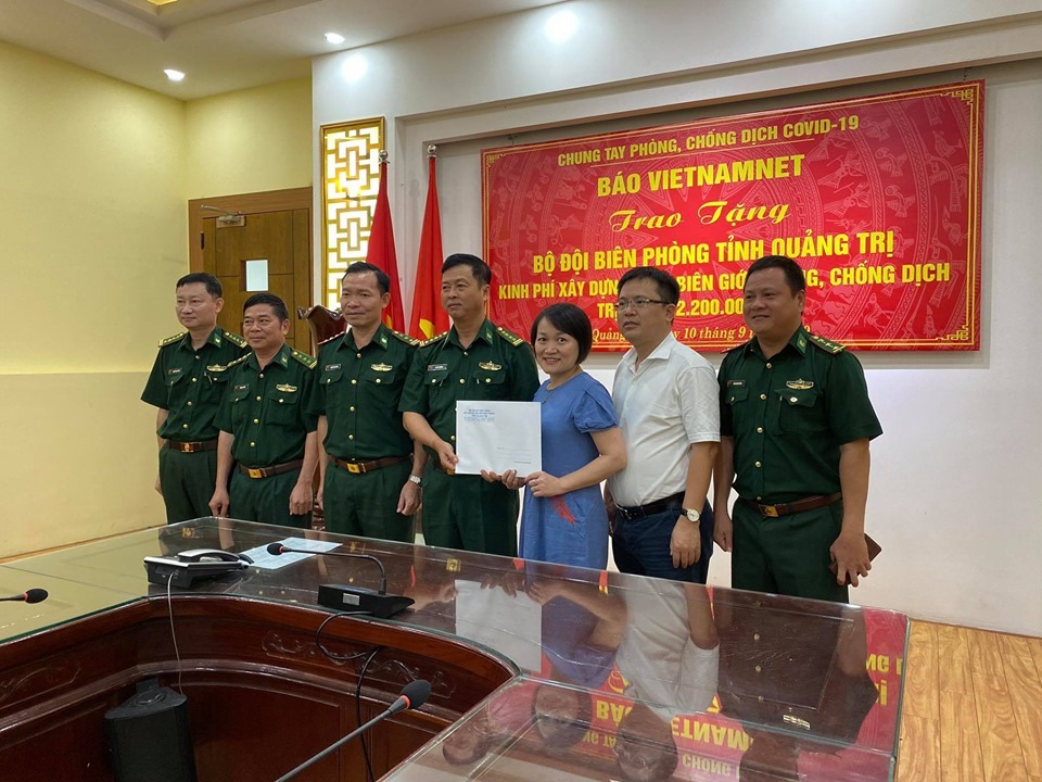 TẬP ĐOÀN HƯNG THỊNH ĐỒNG HÀNH CÙNG BÁO VIETNAMNET ỦNG HỘ BỘ ĐỘI BIÊN PHÒNG TỈNH QUẢNG TRỊ