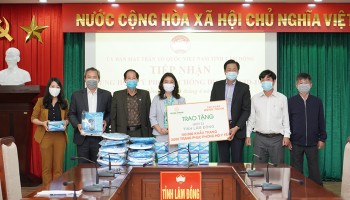 Hỗ trợ chống dịch covid-19 ở tỉnh Lâm Đồng