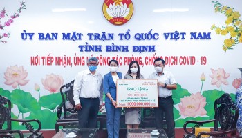 Tập đoàn Hưng Thịnh hỗ trợ cho người nghèo ở Bình Định đang gặp khó khăn do COVID-19