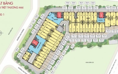 Mặt bằng căn hộ boulevard