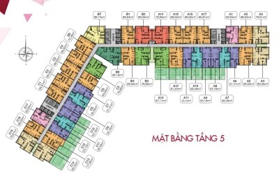 Mặt bằng căn hộ boulevard