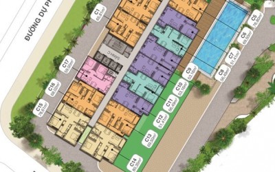 Mặt bằng căn hộ boulevard