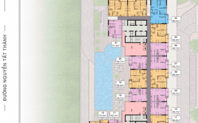 Mặt bằng Căn hộ Grand Central Quy Nhơn