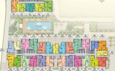 Mặt bằng Căn hộ Moonlight Park View