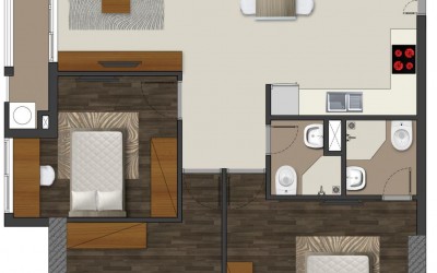 Mặt bằng căn hộ Richmond City