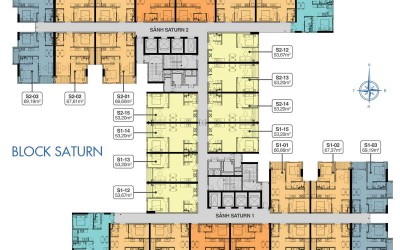 Mặt bằng Căn hộ riverside complex