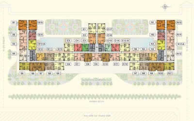 Mặt bằng Căn hộ Sài Gòn Mia