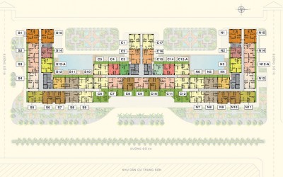 Mặt bằng Căn hộ Sài Gòn Mia