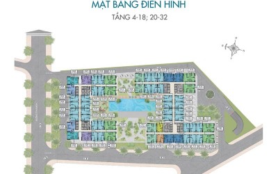 Mặt bằng căn hộ Vũng Tàu Pearl