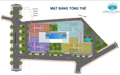 Mặt bằng căn hộ Vũng Tàu Pearl