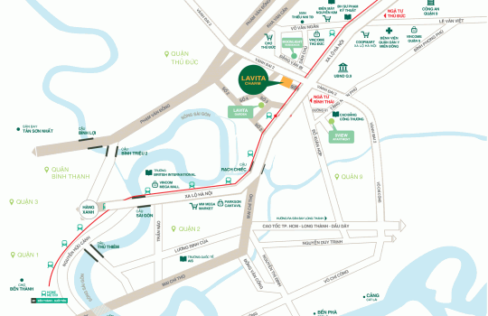 Vị trí Căn hộ Lavita Charm
