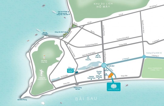 Vị trí căn hộ Vũng Tàu Pearl